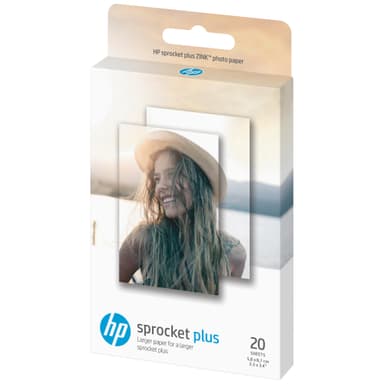 HP Sprocket Plus ZINK klæbende fotopapir (20 ark)
