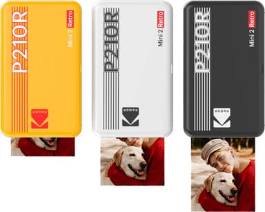 Kodak Mini 2 Plus Retro instant fotoprinter (gul)