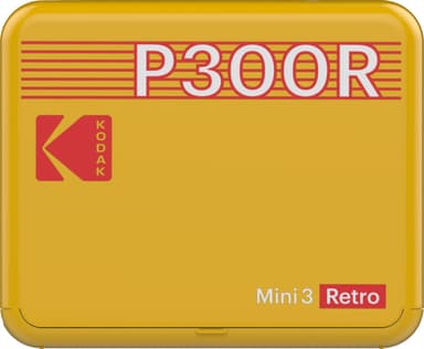 Kodak Mini 3 Plus Retro instant fotoprinter (gul)