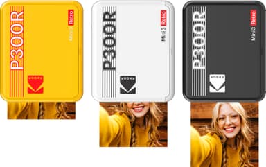 Kodak Mini 3 Plus Retro instant fotoprinter (gul)