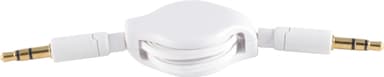 Qnect lydkabel 3,5 mm jack - 3,5 mm jack (0,8 m)