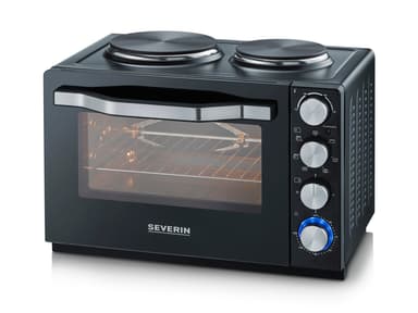 Severin Miniovn m. kogeplader 1500 watt Sort