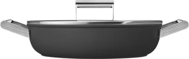 Smeg 50 s Style dyb pande med 28 cm låg CKFD2811BLM (sort)