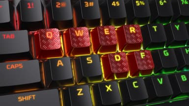 HyperX gaming keycaps (rød)