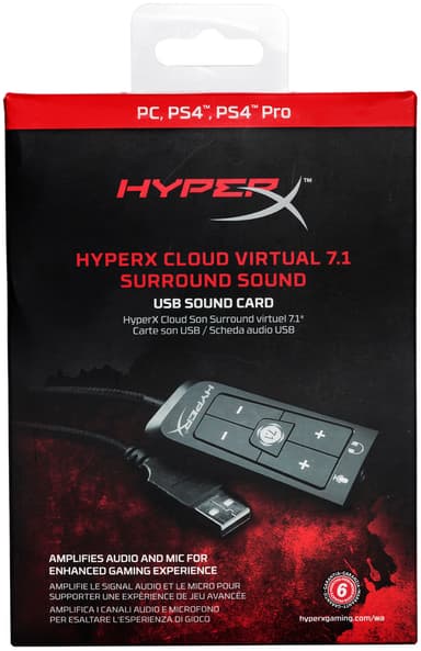 HyperX Cloud 7.1 USB-lydkort