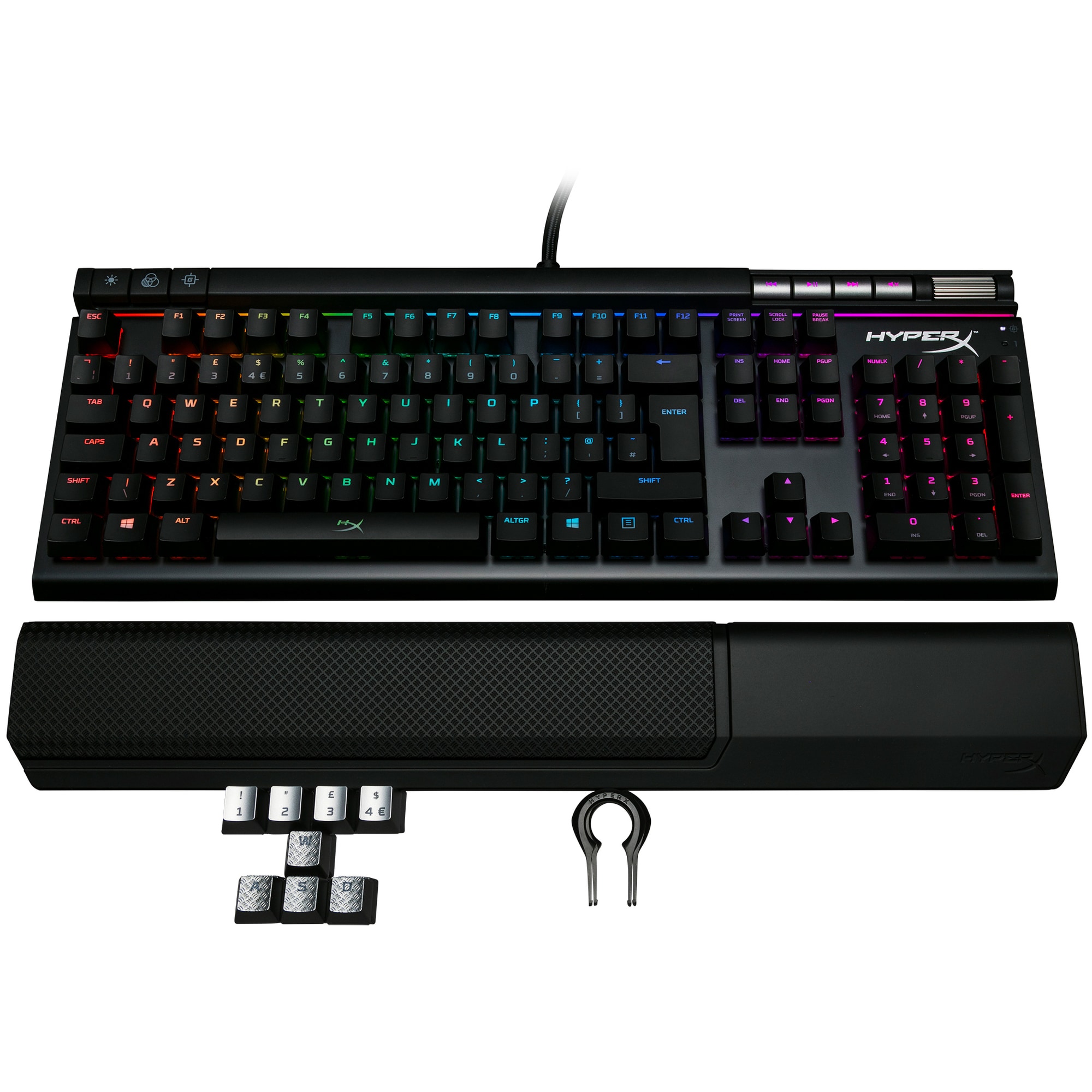 munching Bliv forvirret Infrarød HyperX Alloy Elite RGB gaming-tastatur | Elgiganten