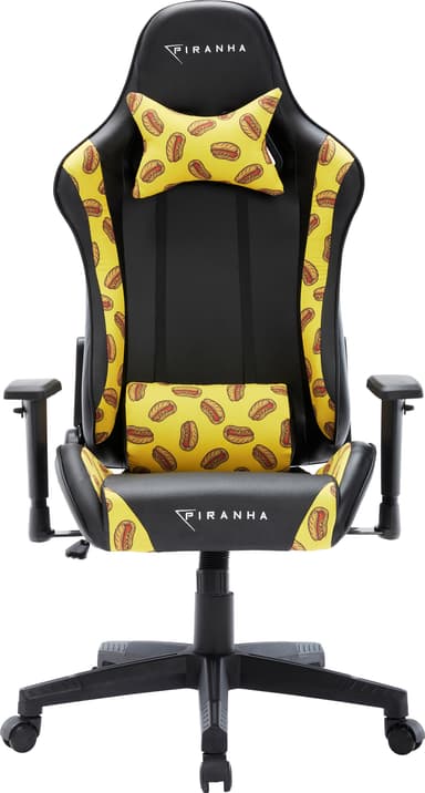 Piranha Bite gaming stol (hot dogs design)