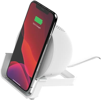 Belkin Boost Charge 10 Watt trådløs oplader og højttaler (hvid)