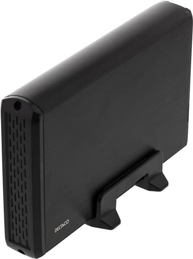 DELTACO eksternt kabinet til 1x3,5" SATA-harddisk, SATA 6Gb/s,