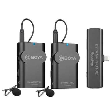 BOYA 2.4G Wireless Microphone Kit black