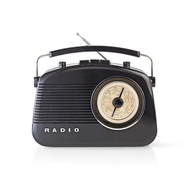 UKW-radio | 4.5 W | Bærehåndtag |Sort