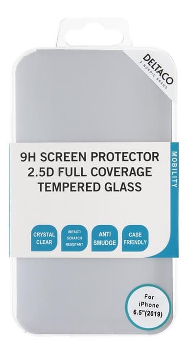 DELTACO screen protector for iPhone Xs Max/11 Pro Max, 3D curved, full