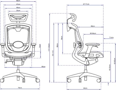 Zen Phase 003 Steel kontor- og gamingstol