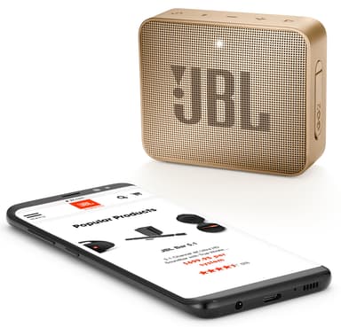 JBL GO 2 trådløs højttaler (champagne)