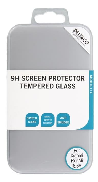 DELTACO screen protector for Xiaomi RedMi 6/6A, 0.33 mm glass