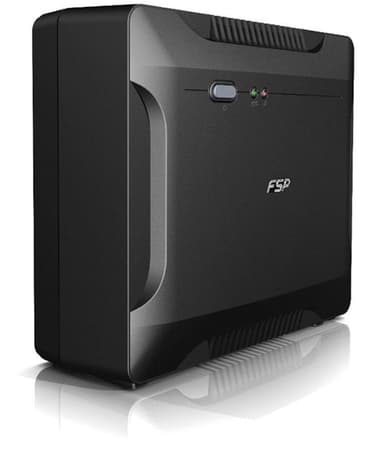 FSP NANO-UPS, 800VA, 480W, 2 udtag(2xCEE 7/4), sort