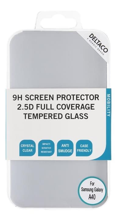 DELTACO screen protector , Galaxy A40, 2.5D full coverage glass