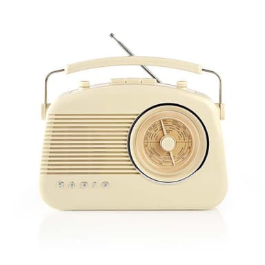 UKW-radio | 4.5 W | Bærehåndtag | Elfenben