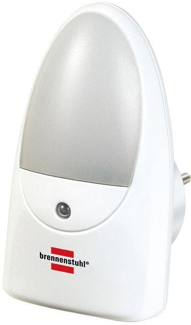 Brennenstuhl LED-natlampe med skumringssensor, 0,85W, 1lm, hvid