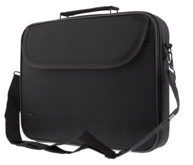 DELTACO notebook bag in polyester, 14", 2 inner compartments, black