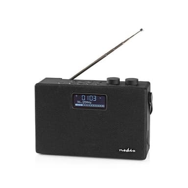Digital DAB+-radio | 15 W | FM | Bluetooth® | Sort/sort