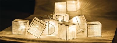 Lyskæde Firkantet 10 LED 2.1 m