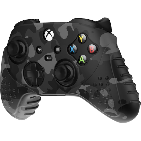 Piranha beskyttende silikoneskin til Xbox Series X og S-controller (grå camo)