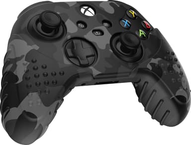 Piranha beskyttende silikoneskin til Xbox Series X og S-controller (grå camo)