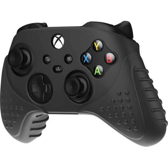 Piranha beskyttende silikoneskin til Xbox Series X og S-controller (sort)