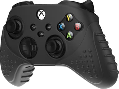 Piranha beskyttende silikoneskin til Xbox Series X og S-controller (sort)