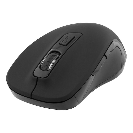 DELTACO Optical silent mouse, wireless, ergonomic, soft-touch rubber,