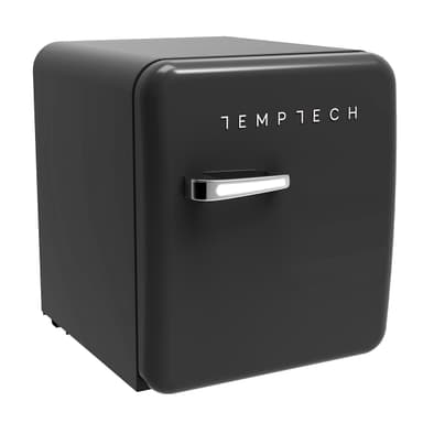 Temptech Retro minikøleskab HRF46RMB (sort)