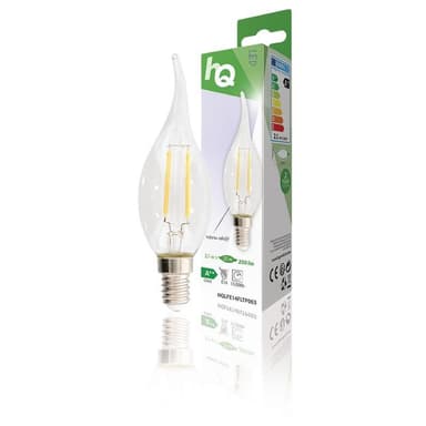LED Vintage glødelampe Stearinlys med Bøjet Spids 2.1 W 250 lm 2700 K