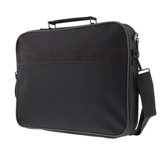 DELTACO notebook bag in polyester, 14", 2 inner compartments, black