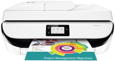 HP OfficeJet 5232 AIO inkjet farveprinter (hvid)