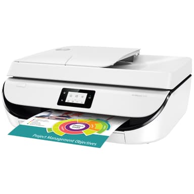 HP OfficeJet 5232 AIO inkjet farveprinter (hvid)