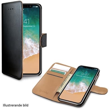 Celly Wallet Case iPhone 11 Pro Max pungetui (sort)