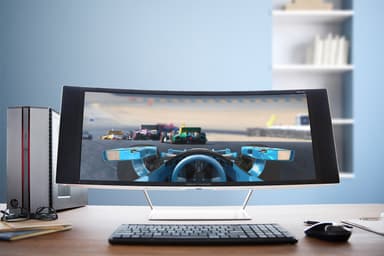 HP Z Display Z34c buet 34" skærm (hvid/sølv)