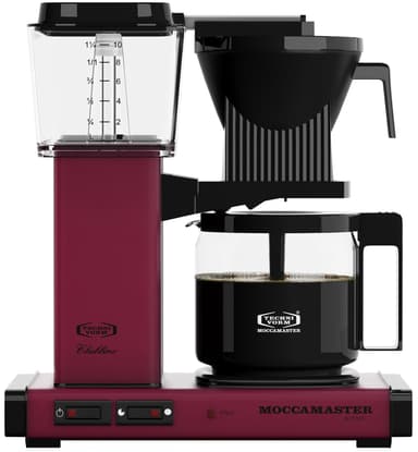 Moccamaster kaffemaskine KBGC 982 AO - mørkerød