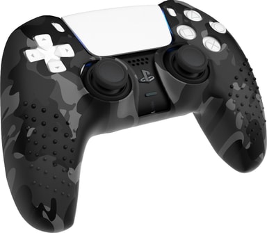 Piranha beskyttende cover til PS5 controller (grå kamuflage) PlayStation controllere og