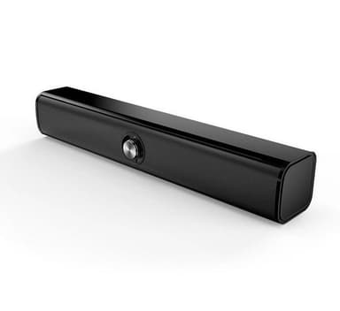 Kraftig bærbar Bluetooth-højttaler, aflang - sort