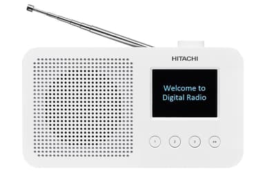 Hitachi DAB/DAB+/FM + radio KHD150E - hvid
