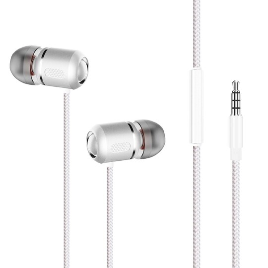 Headset In-Ear HSZ400 Vit Metallic