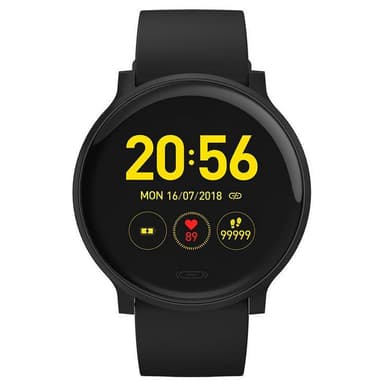 Smartwatch med pulsmåler og søvnanalyse - Sort