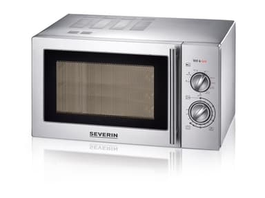 Severin Mikroovn m. grill 22 liter 900 watt Stål