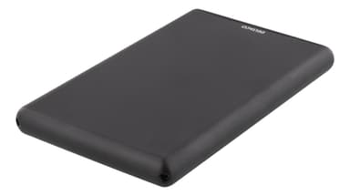 DELTACO External 2,5" HDD/SDD enclosure, USB-C, USB 3.0, aluminium, SA