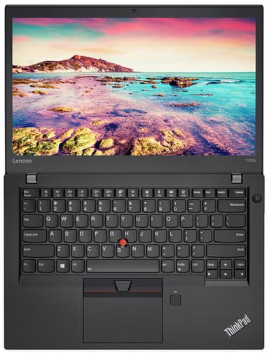 Lenovo ThinkPad T470s 14,1" bærbar (sort)