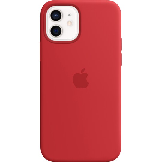 iPhone 12/12 Pro silikonecover (rød)