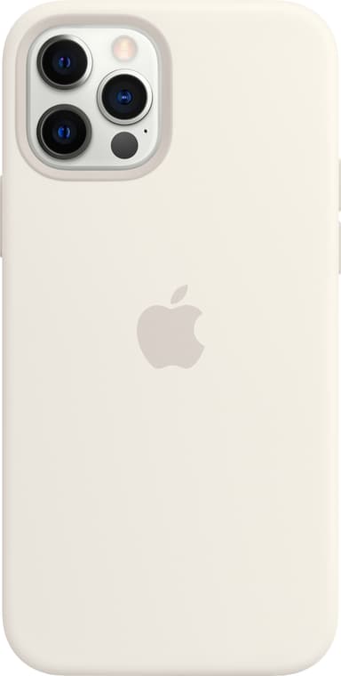 iPhone 12/12 Pro silikonecover (hvid)