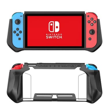 Beskyttende skal TPU til Nintendo Switch - Sort / gennemsigtig